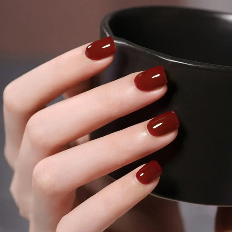 Glossy Press-On Nail Kit Stornfield