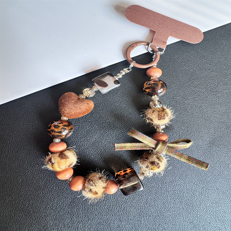 Decorative Beaded Charm Keychain Stornfield 1790136000