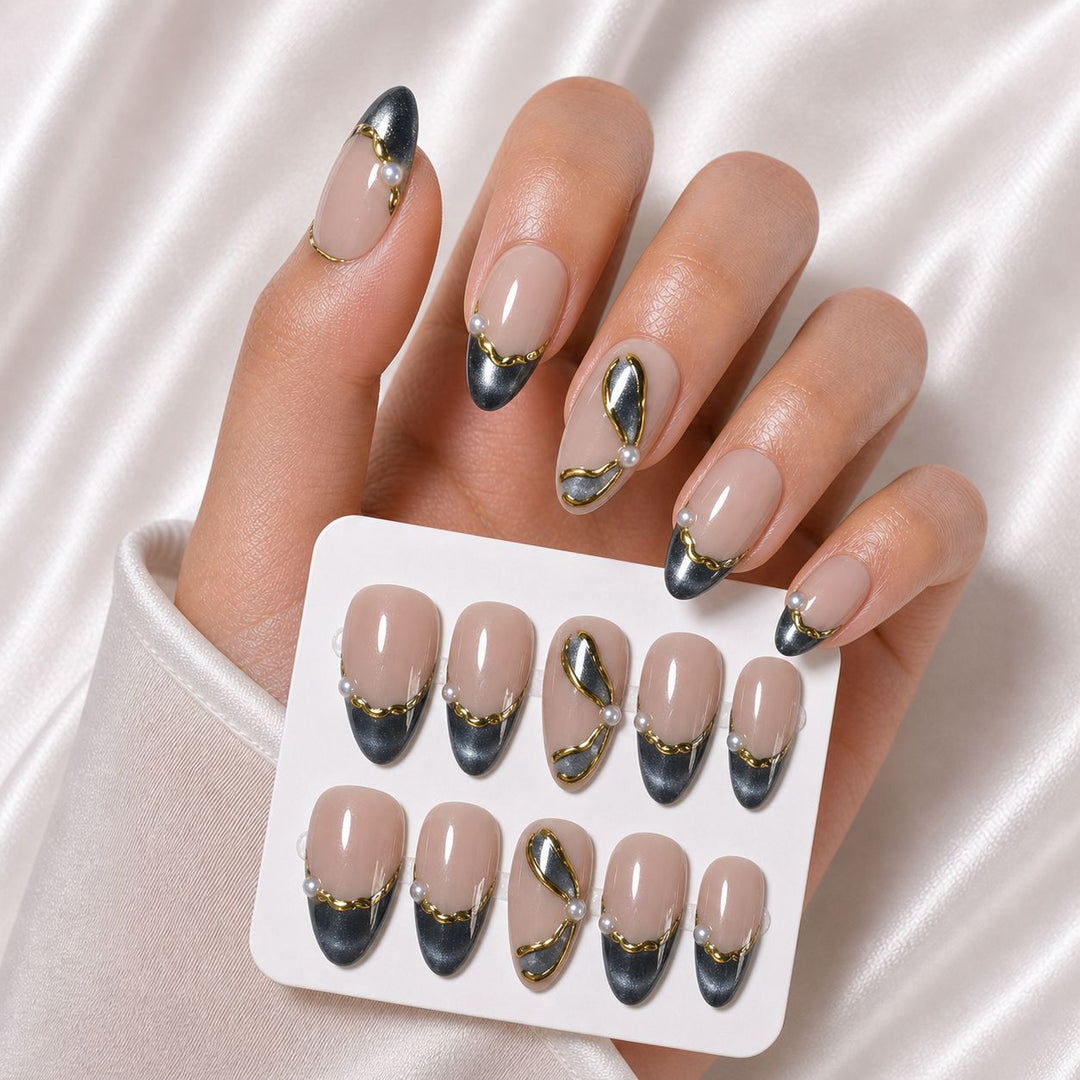 Elegant Press-On Nail Set Stornfield