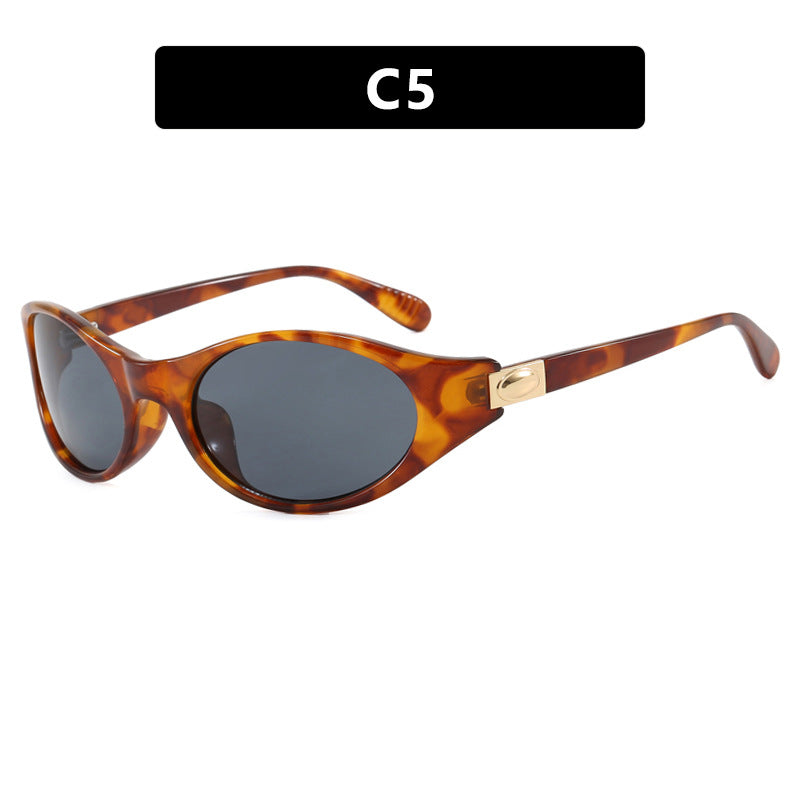 Ladies stylish sunglasses in elegant oval design with protective UV filter Stornfield