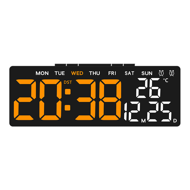Digital weather alarm clock with large LED display and temperature display Stornfield