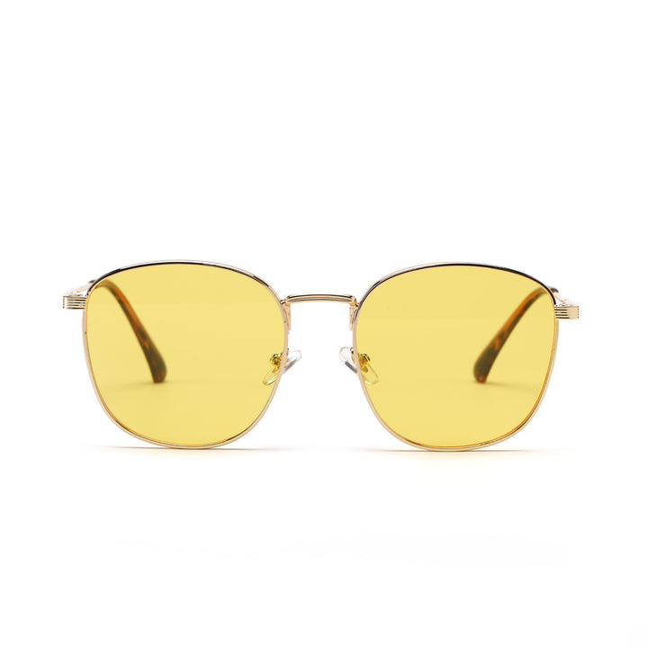 Women's fashionable hexagon sunglasses with luxurious metal frame Stornfield