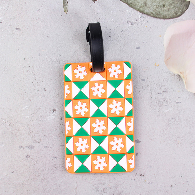 Geometric Pattern Luggage Tag Stornfield