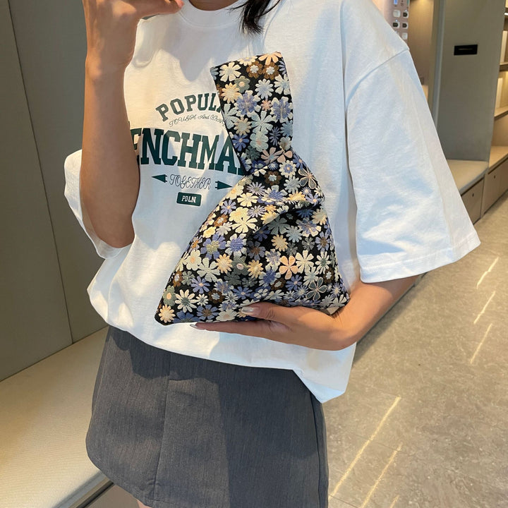 Stylish Floral-Printed Clutch