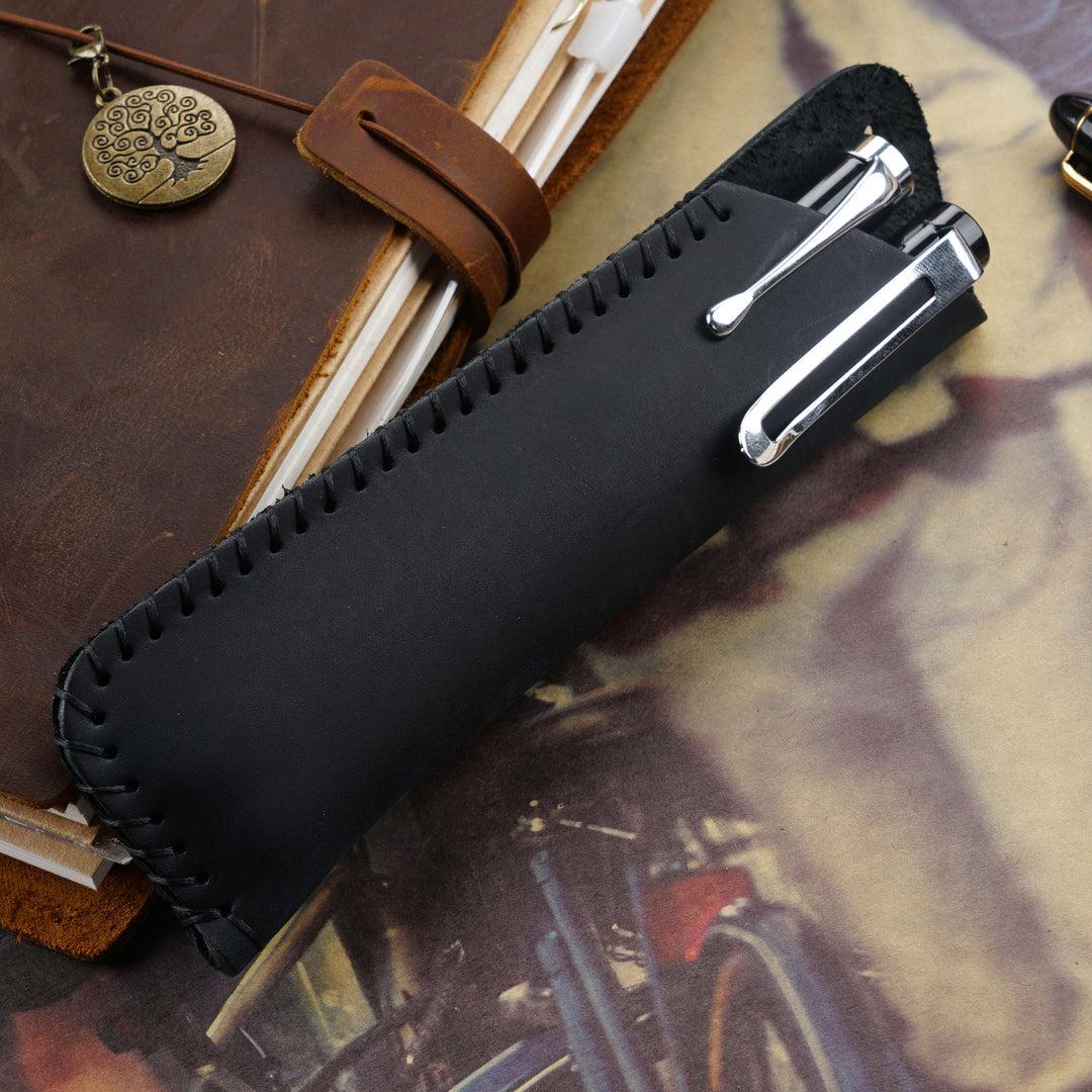 Leather Pencil Roll Case