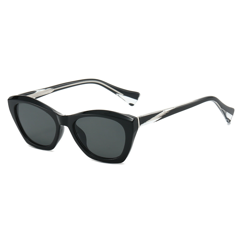 Women's Cat-Eye Sunglasses with Transparent and Colored Details Stornfield