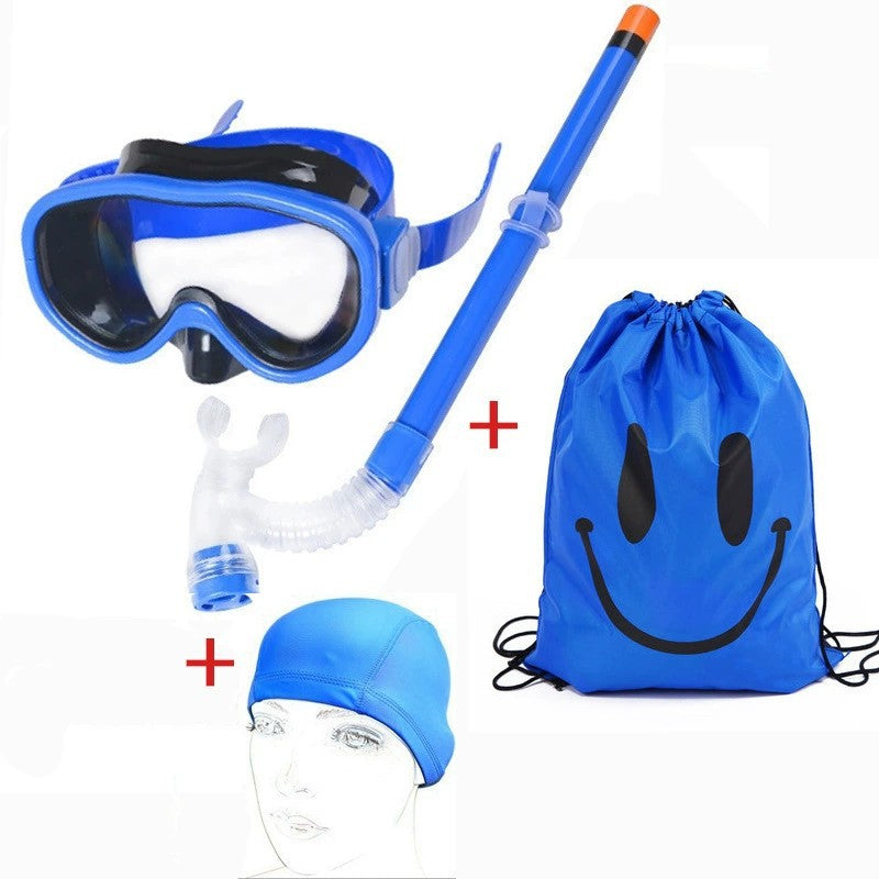Diving goggles set with breathable snorkel and waterproof backpack Stornfield