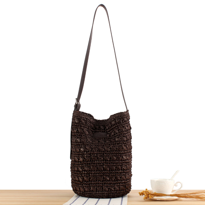 Handcrafted Practical Shoulder Bag with Structure Pattern Stornfield