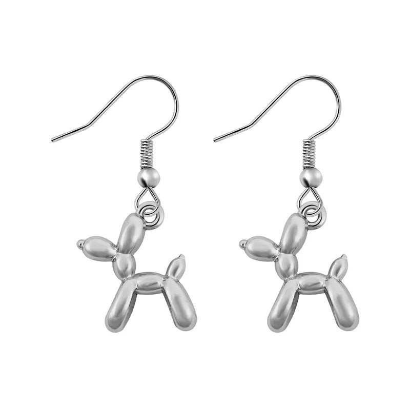 Playful Dog Pet Earrings Made of High-Quality Metal Stornfield