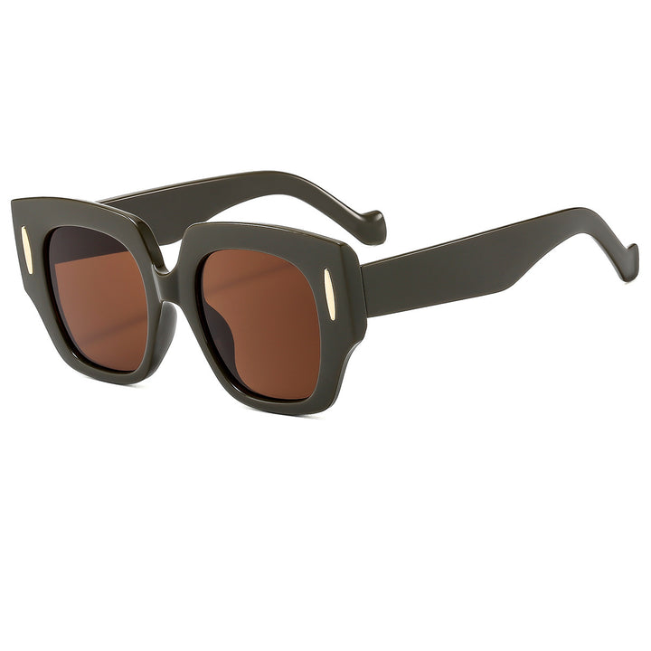 Women's Geometric Oversized Sunglasses with Luxurious Accent Stornfield