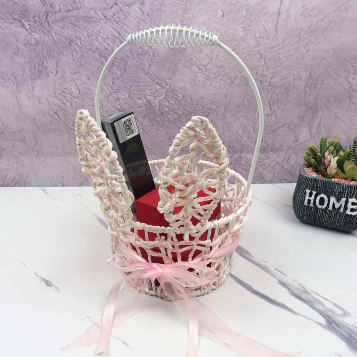 Women's Decorative Basket with Bow Accent Stornfield