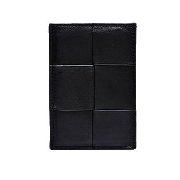 Woven Leather Card Holder Stornfield