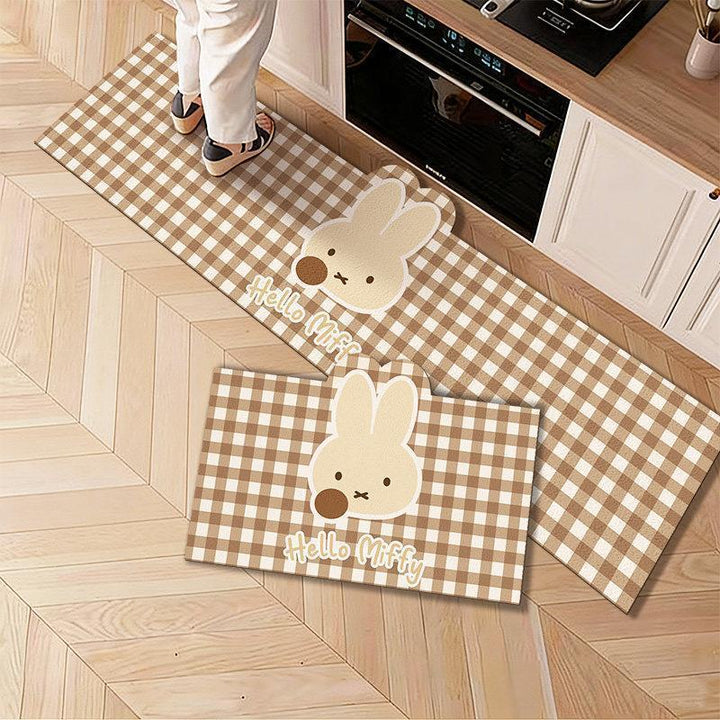 Funny Cartoon Character Kitchen Mat