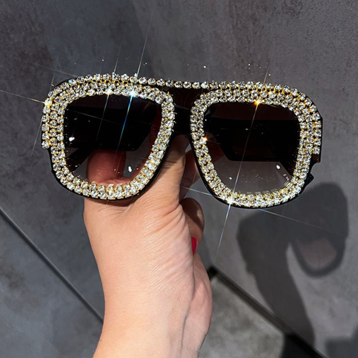 Ladies Glamorous Sunglasses with Extravagant Crystal Frame Stornfield