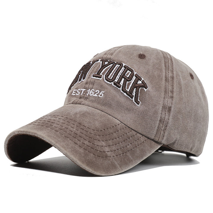 Men's Distressed Embroidered Dad Hat Stornfield