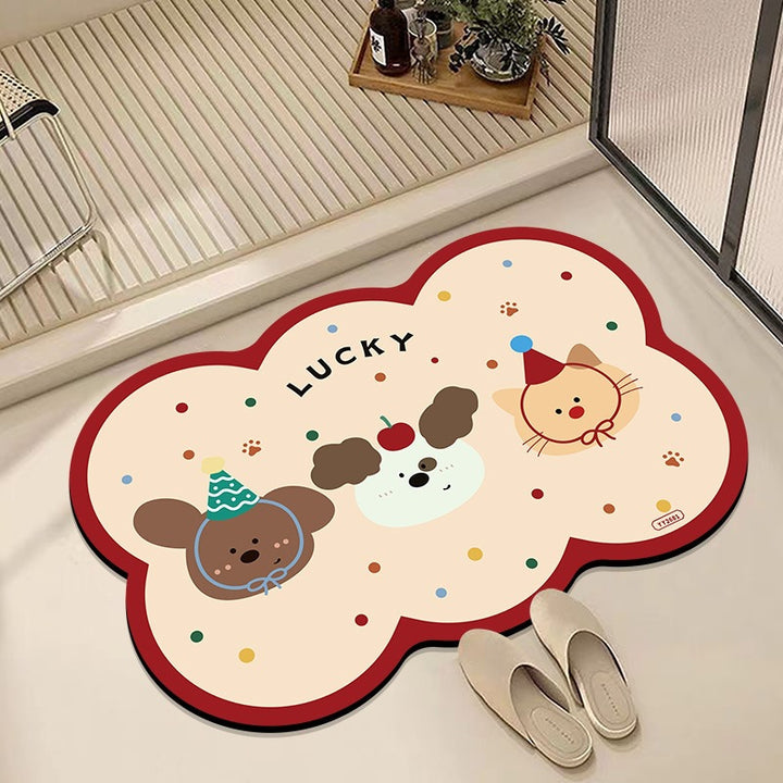 Leisure-Themed Decorative Bath Mat