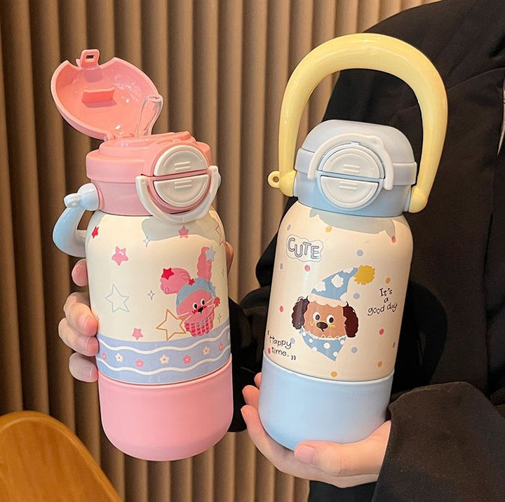 Women's water bottle with interactive animal design Stornfield