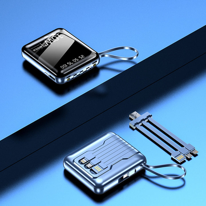 Portable power bank with digital power display and multifunctional cable Stornfield