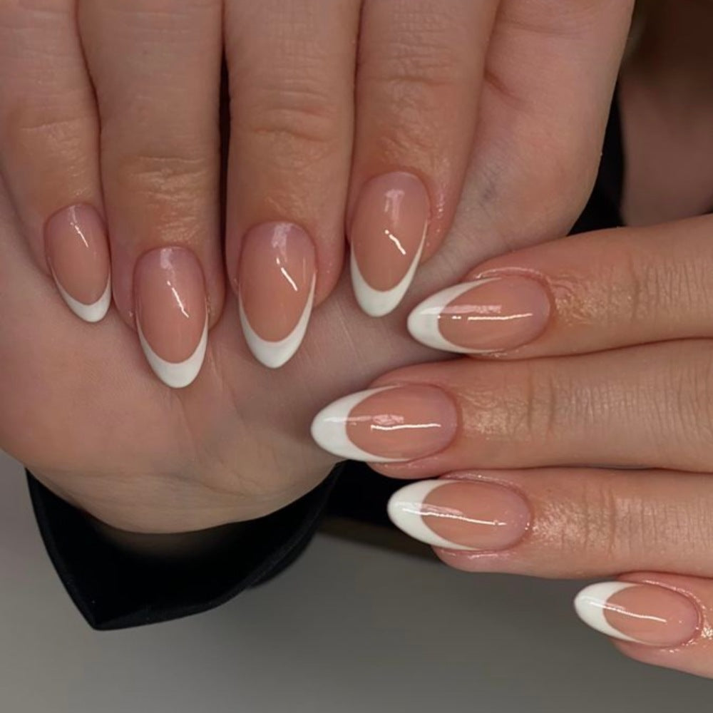 Floral Design Stiletto Press-On Nails