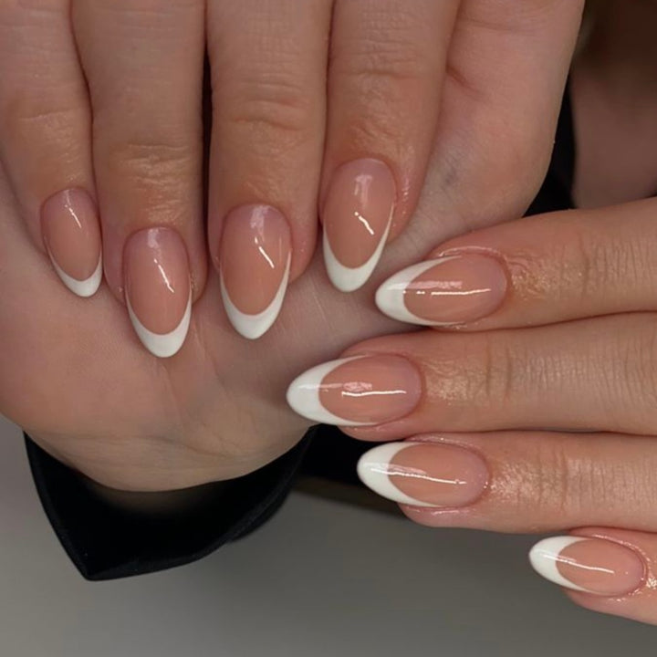 Floral Design Stiletto Press-On Nails