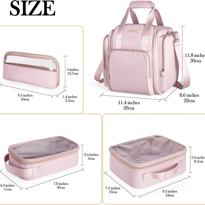 Cosmetic bag with multiple compartments Stornfield