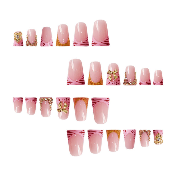 Decorative Gem-Embellished Press-On Nail Extensions Stornfield