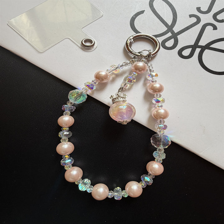 Elegant Beaded Keychain with Charm Stornfield