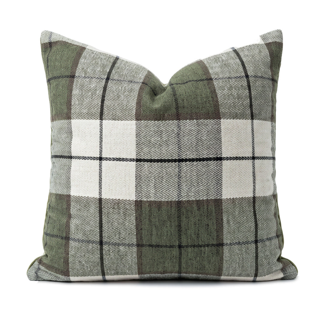 Decorative cushion made of artificial leather with modern design