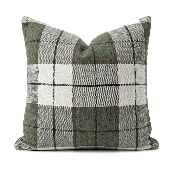 Decorative cushion made of artificial leather with modern design