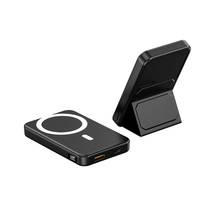 Portable power bank with integrated stand and LCD display Stornfield