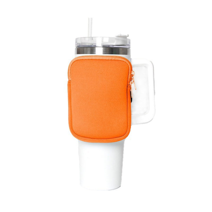 Unisex cup holder with practical pocket Stornfield