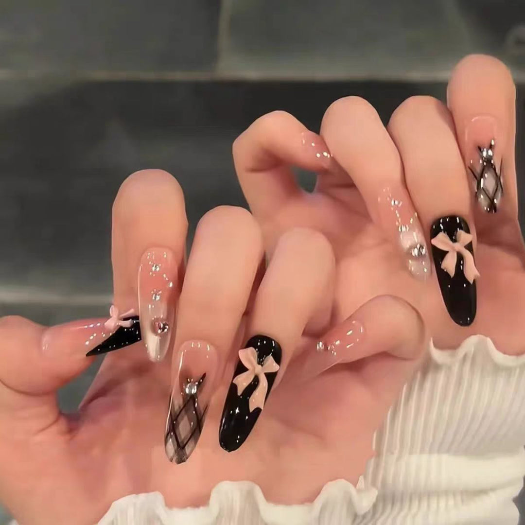 Decorative Stiletto Press-On Nails