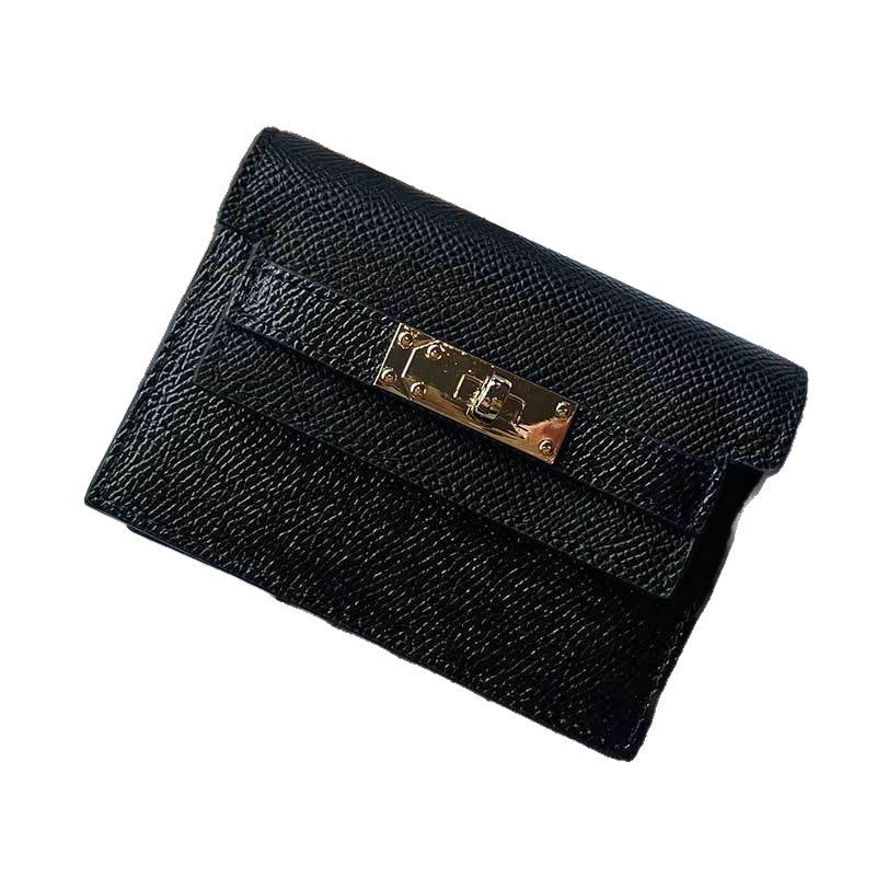 Premium Leather Cardholder with Elegant Closure Stornfield