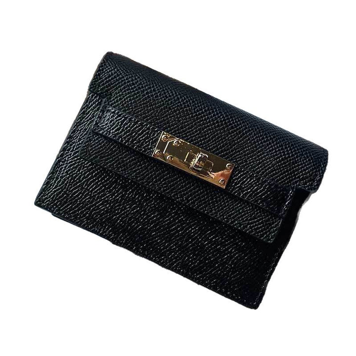 Premium Leather Cardholder with Elegant Closure Stornfield