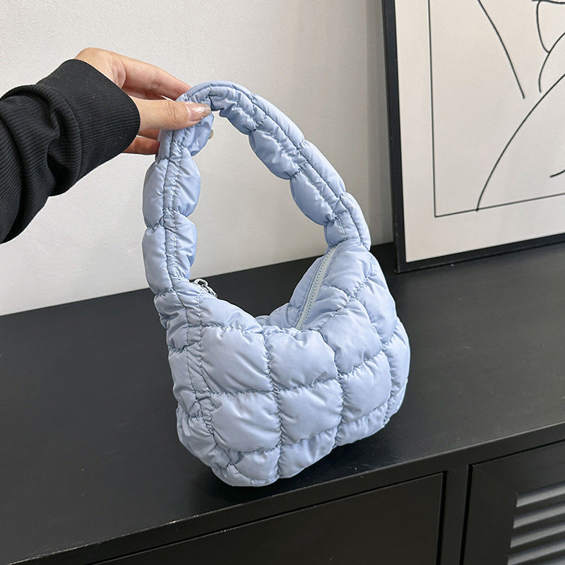 Quilted Puffer Handbag