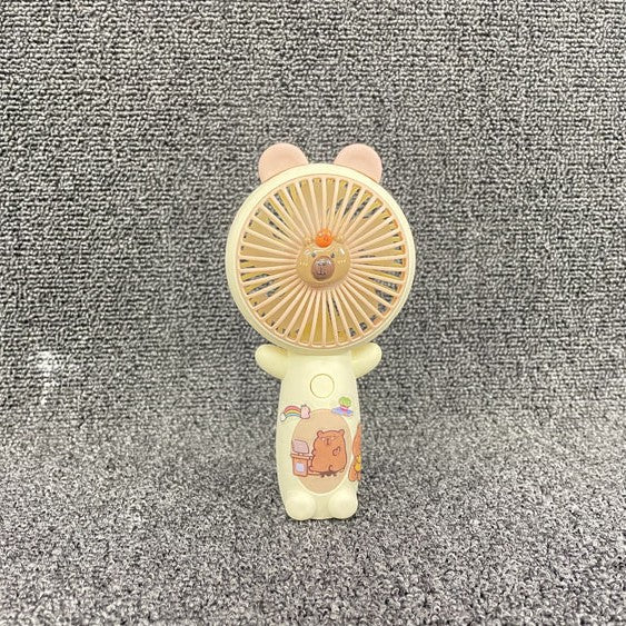 Unisex Portable Hand Fan in Playful Bear Design Stornfield