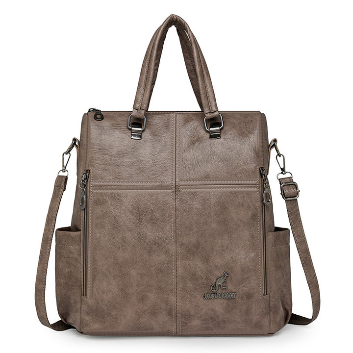 Multi-Functional Faux Leather Handbag Stornfield