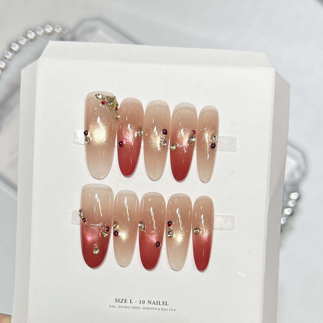 Festive Themed Press-On Nail Set