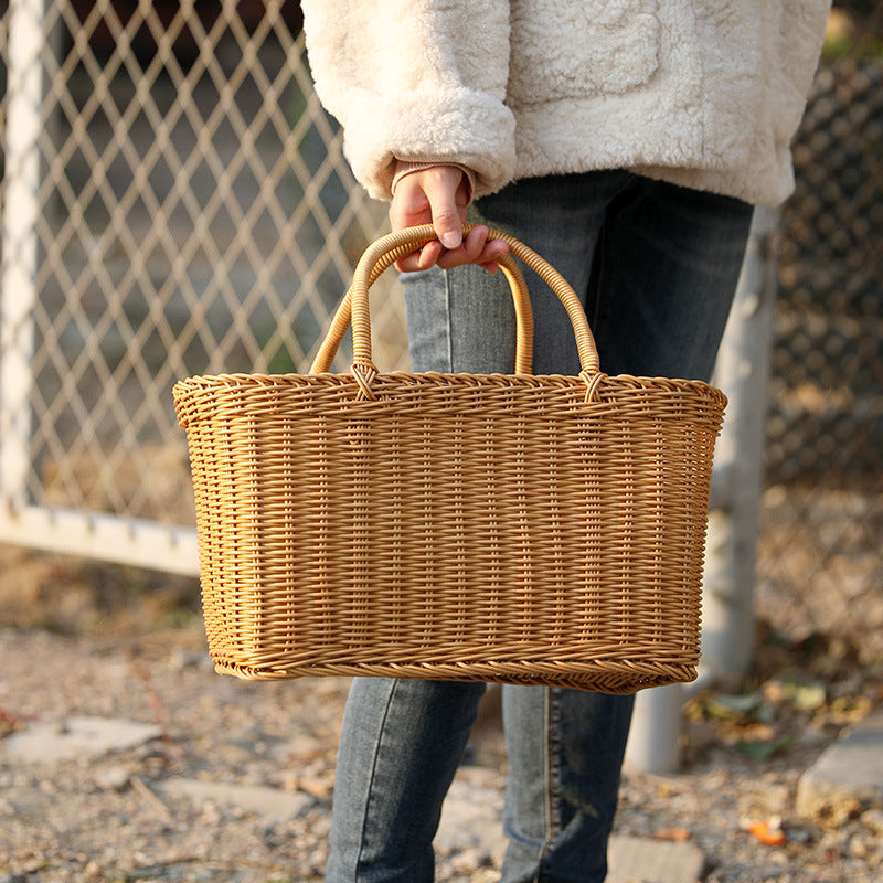 Unisex Large Storage Basket made of Woven Material Stornfield