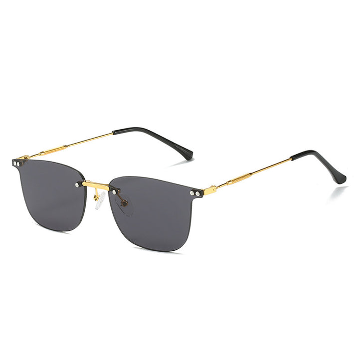 Ladies stylish geometric sunglasses with modern glass elements Stornfield