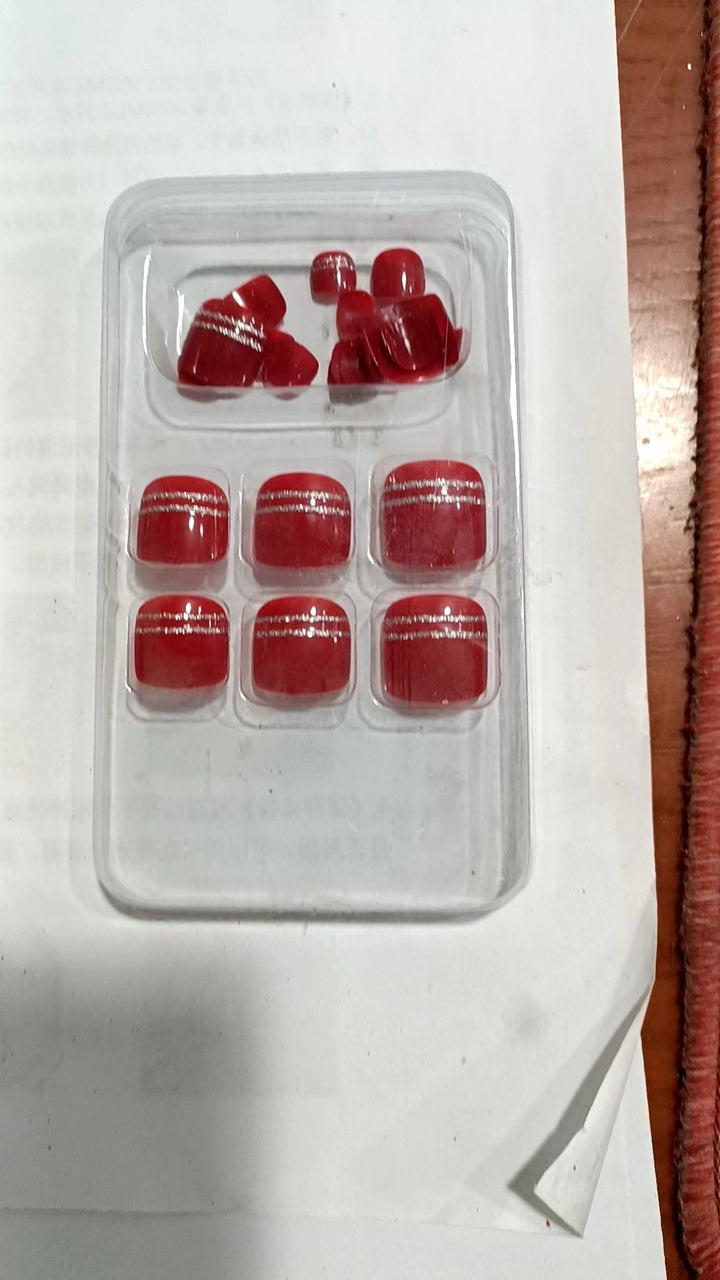 Glossy Decorative Press-On Nail Tips Stornfield