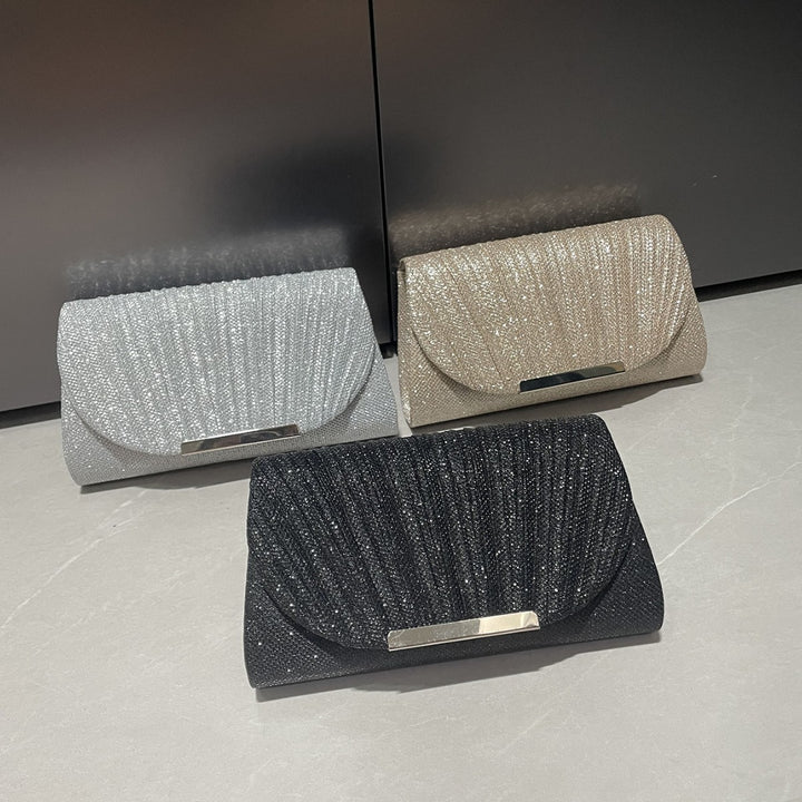 Elegant Pleated Evening Clutch