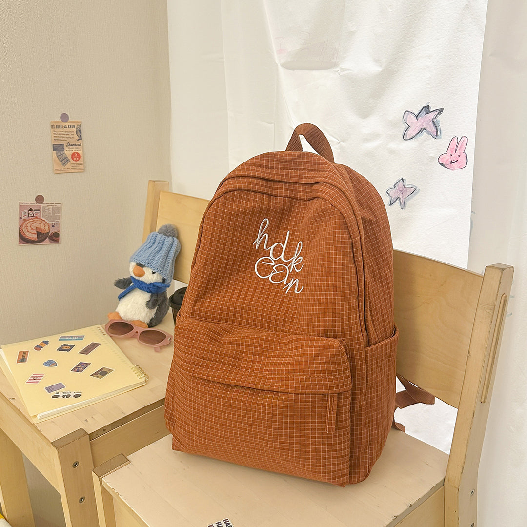 Casual Checked Patterned Backpack Stornfield