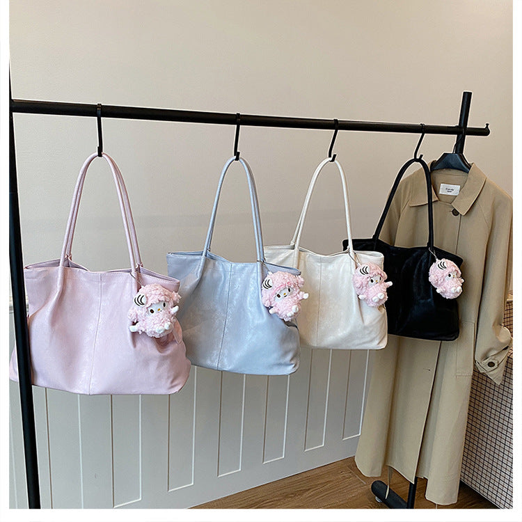 Luxurious Faux Leather Tote Bag