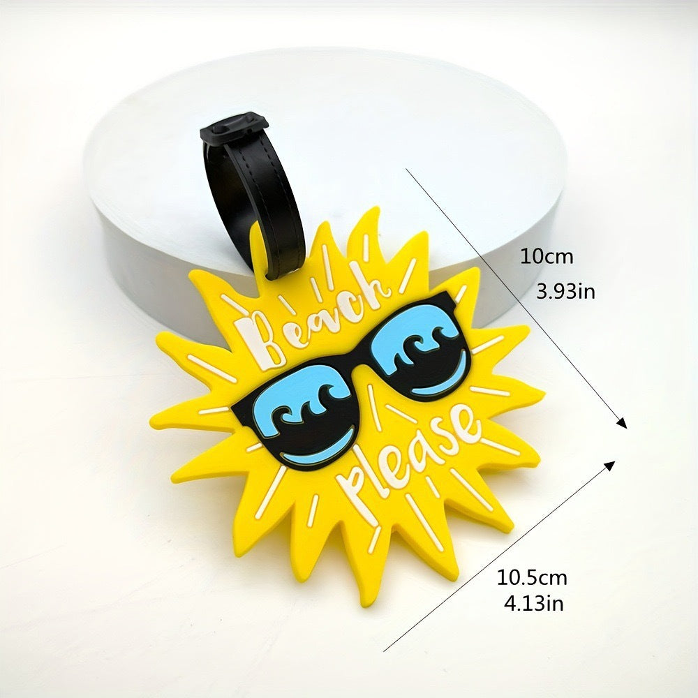 Heart-Shaped Silicone Luggage Tag Stornfield
