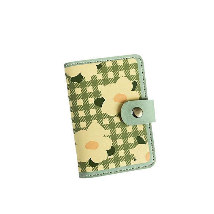 Floral Print Zippered Cardholder Stornfield