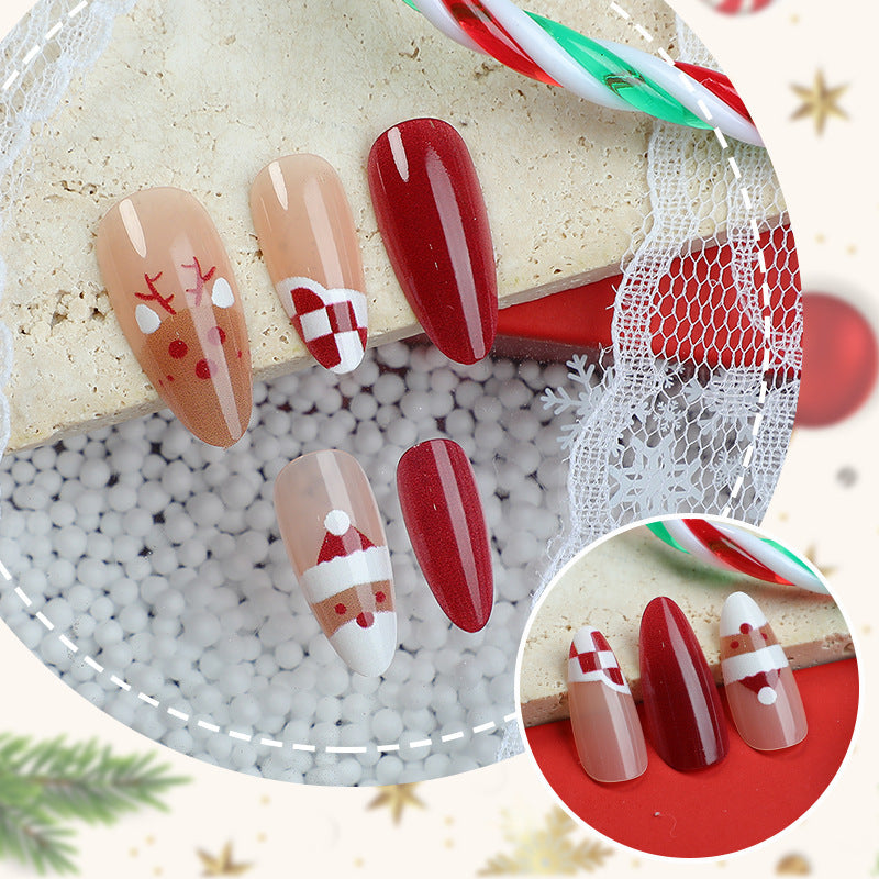 Festive Holiday Press-On Nail Art Set Stornfield