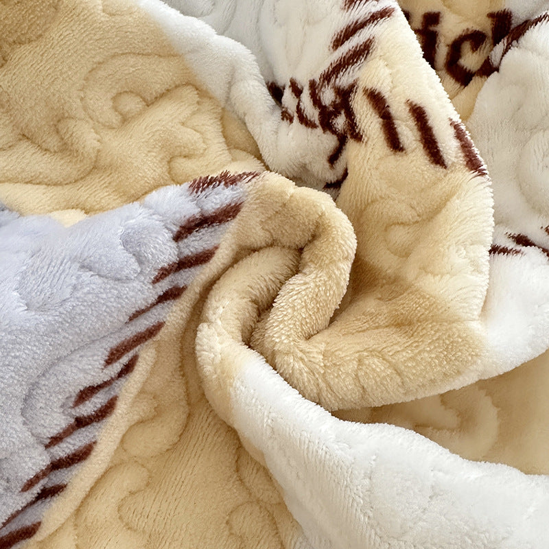 Elegant Embroidered Quilted Bedspread