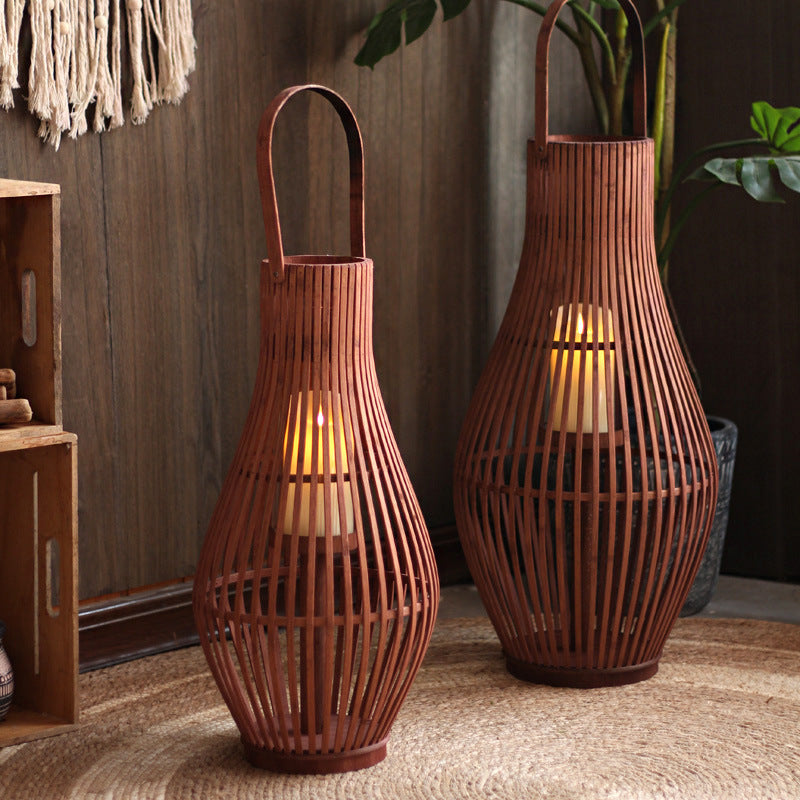 Elegant Rattan Lantern Stornfield
