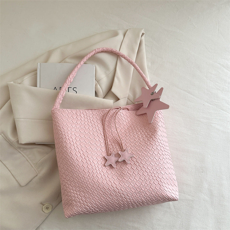Textured Weave Handheld Shoulder Bag Stornfield